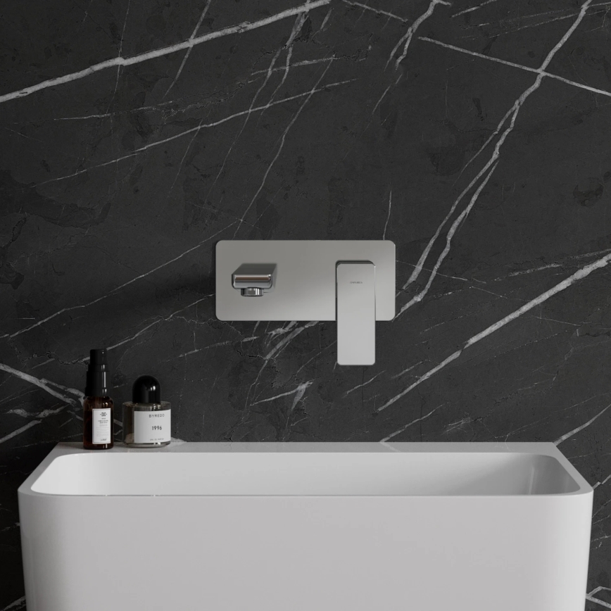 OMNIRES PM7415CR - Grifo de lavabo para instalación empotrada PARMA cromo brillante