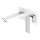 OMNIRES PM7415CRB - Grifo de lavabo para instalación empotrada PARMA cromo brillante/blanco