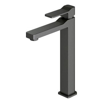 OMNIRES SL7712GR - Grifo de lavabo SLIDE 27,8 cm grafito cepillado