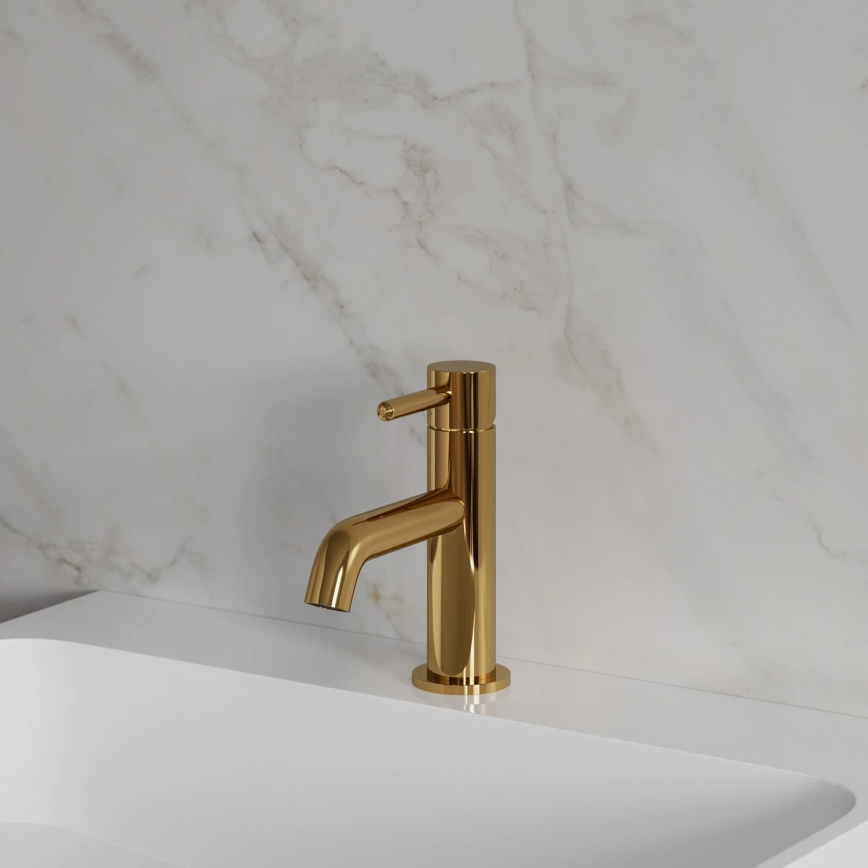 OMNIRES Y1210NGL - Grifo de lavabo Y 16,2 cm dorado brillante