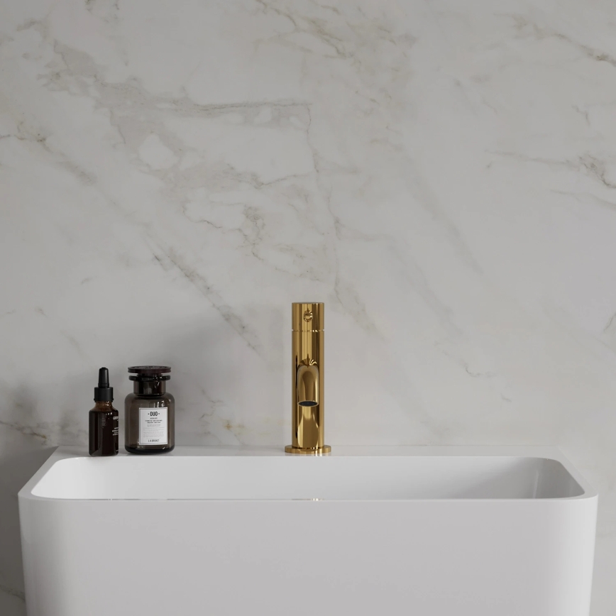 OMNIRES Y1210NGL - Grifo de lavabo Y 16,2 cm dorado brillante