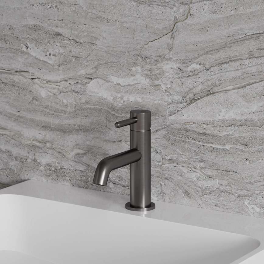 OMNIRES Y1210NGR - Grifo de lavabo Y 16,2 cm grafito cepillado