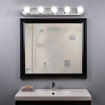 ONLI - Aplique HOLLYWOOD 5xE14/6W/230V cromo brillante