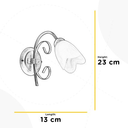 ONLI - Aplique ODINO 1xE14/6W/230V