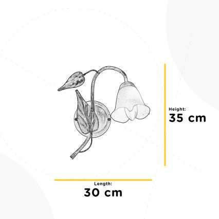 ONLI - Aplique VANDA 1xE14/6W/230V