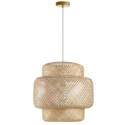ONLI - Lámpara colgante BAMBOO 1xE27/22W/230V bambú