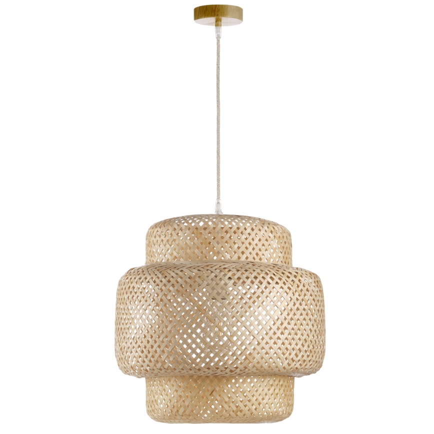 ONLI - Lámpara colgante BAMBOO 1xE27/22W/230V bambú