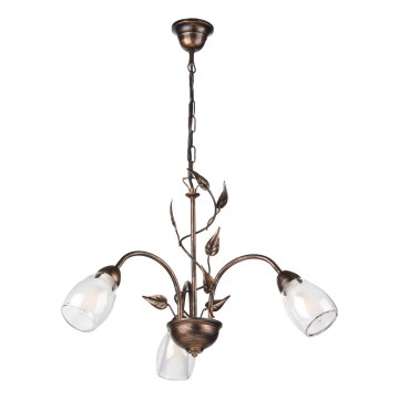 ONLI - Lámpara colgante con cadena LILIANA 3xE14/6W/230V