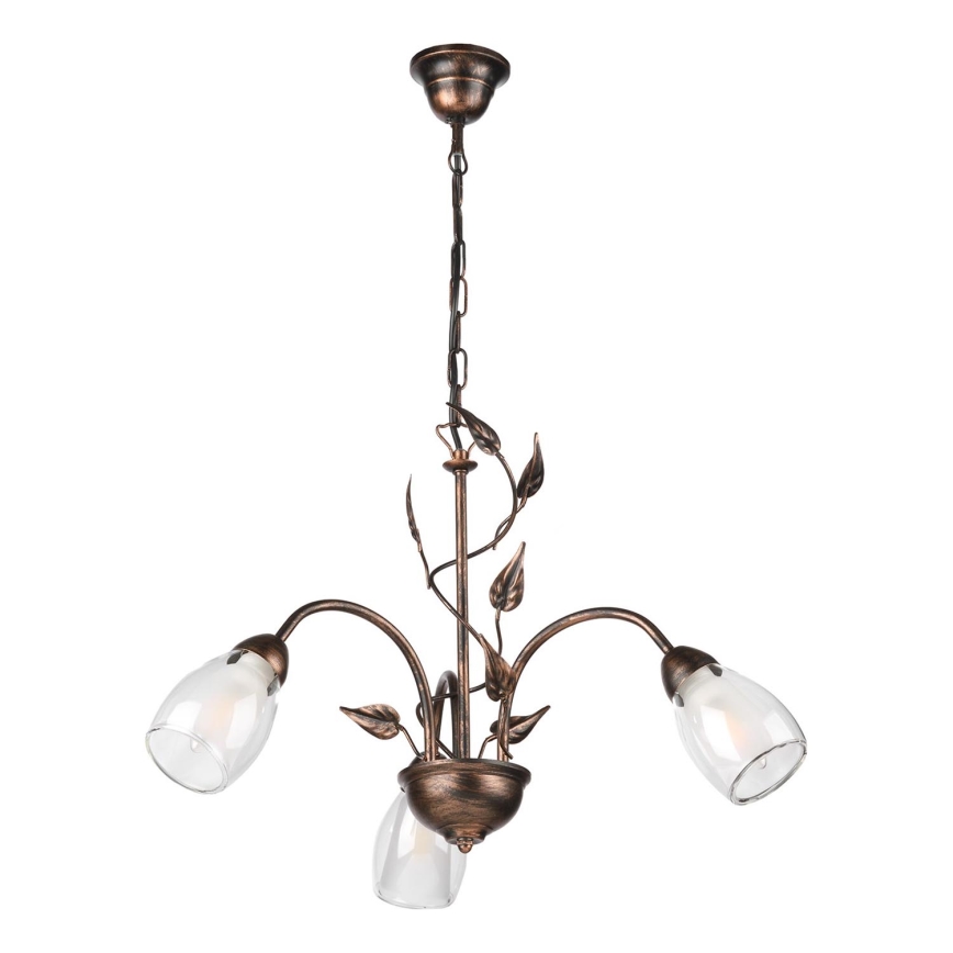 ONLI - Lámpara colgante con cadena LILIANA 3xE14/6W/230V