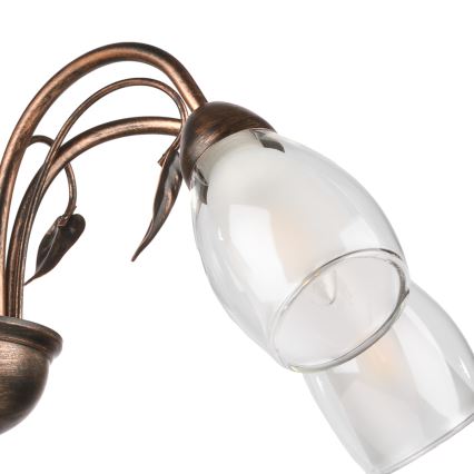 ONLI - Lámpara colgante con cadena LILIANA 5xE14/6W/230V