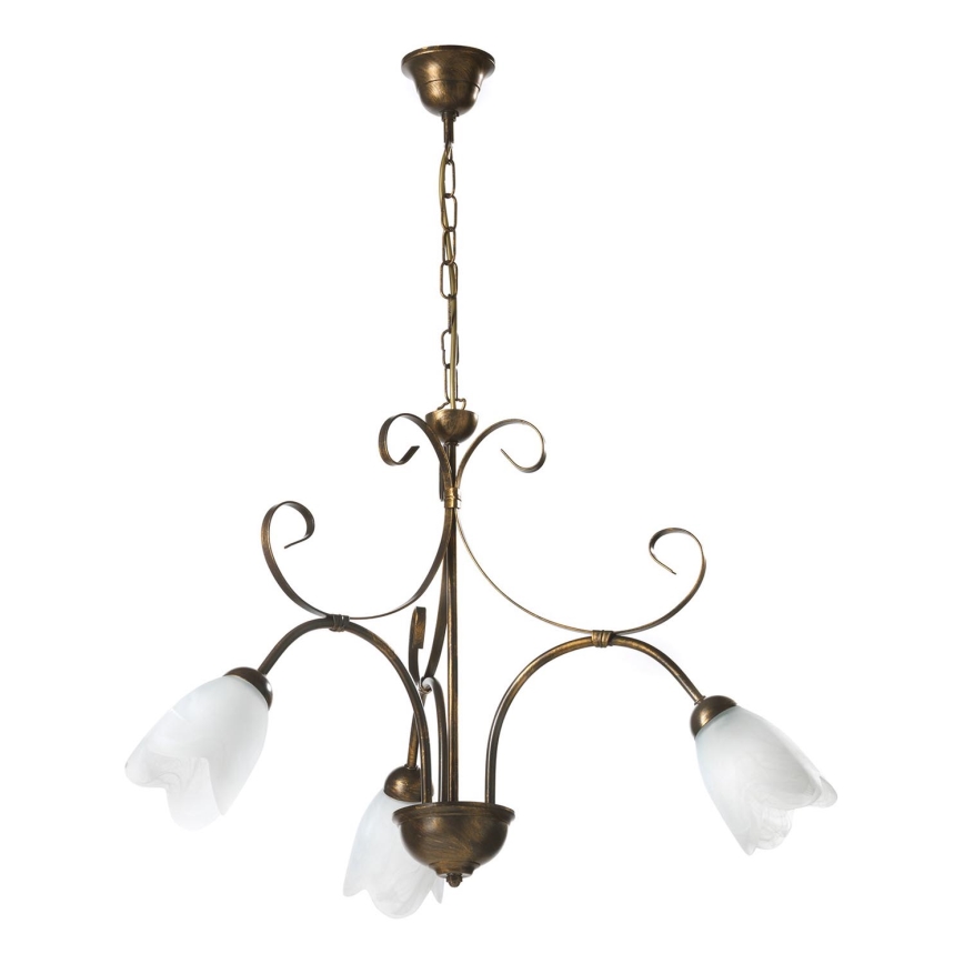 ONLI - Lámpara colgante con cadena ODINO 3xE14/6W/230V