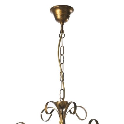 ONLI - Lámpara colgante con cadena ODINO 5xE14/6W/230V