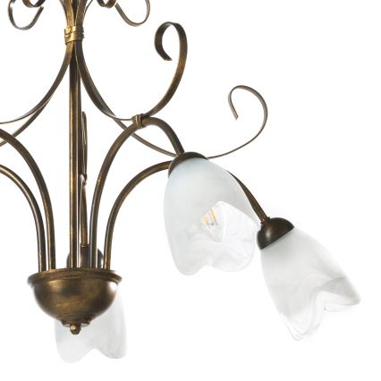 ONLI - Lámpara colgante con cadena ODINO 5xE14/6W/230V