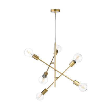 ONLI - Lámpara colgante CROSS 6xE27/22W/230V
