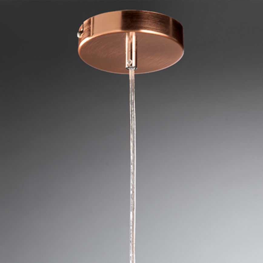ONLI - Lámpara colgante DODO 1xE27/22W/230V cobre