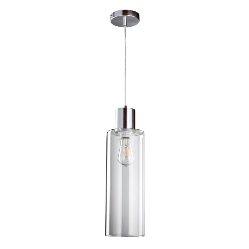 ONLI - Lámpara colgante DODO 1xE27/22W/230V cromo brillante
