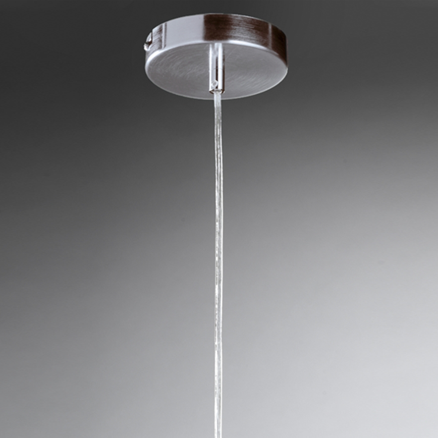ONLI - Lámpara colgante DODO 1xE27/22W/230V cromo brillante