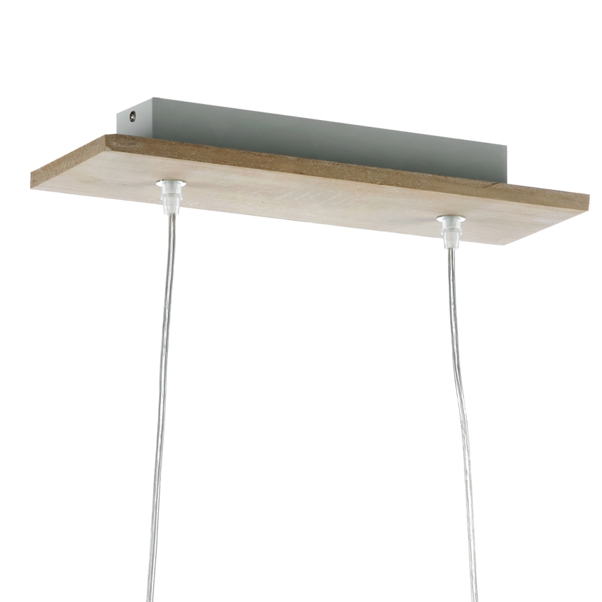 ONLI - Lámpara colgante FLORA 2xE27/22W/230V verde/dorado