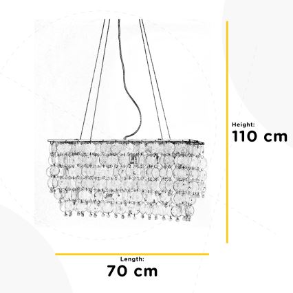 ONLI - Lámpara colgante MAKANI 6xE14/6W/230V