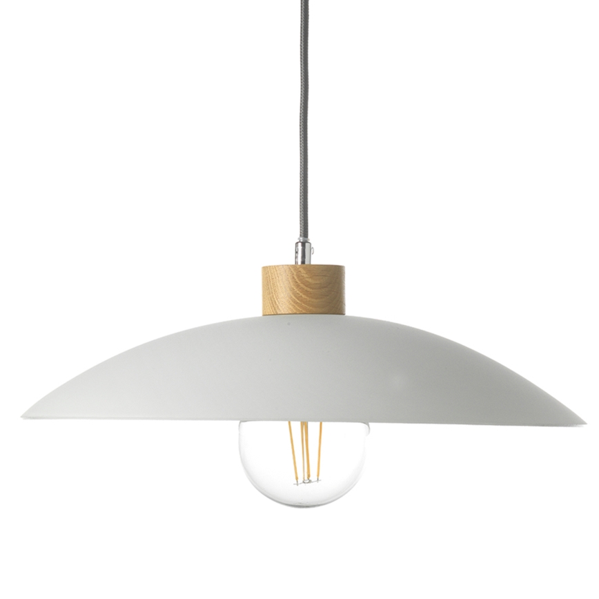 ONLI - Lámpara colgante OHANA 1xE27/22W/230V roble