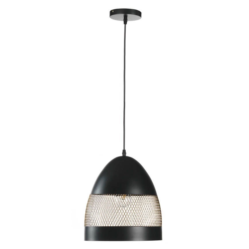 ONLI - Lámpara colgante POLLY 1xE27/22W/230V negro