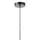 ONLI - Lámpara colgante YONG 1xE27/22W/230V negro diá. 46 cm