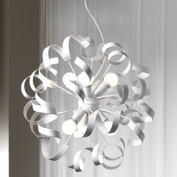 ONLI -  Lámpara colgante ZOE 6xE14/6W/230V blanco