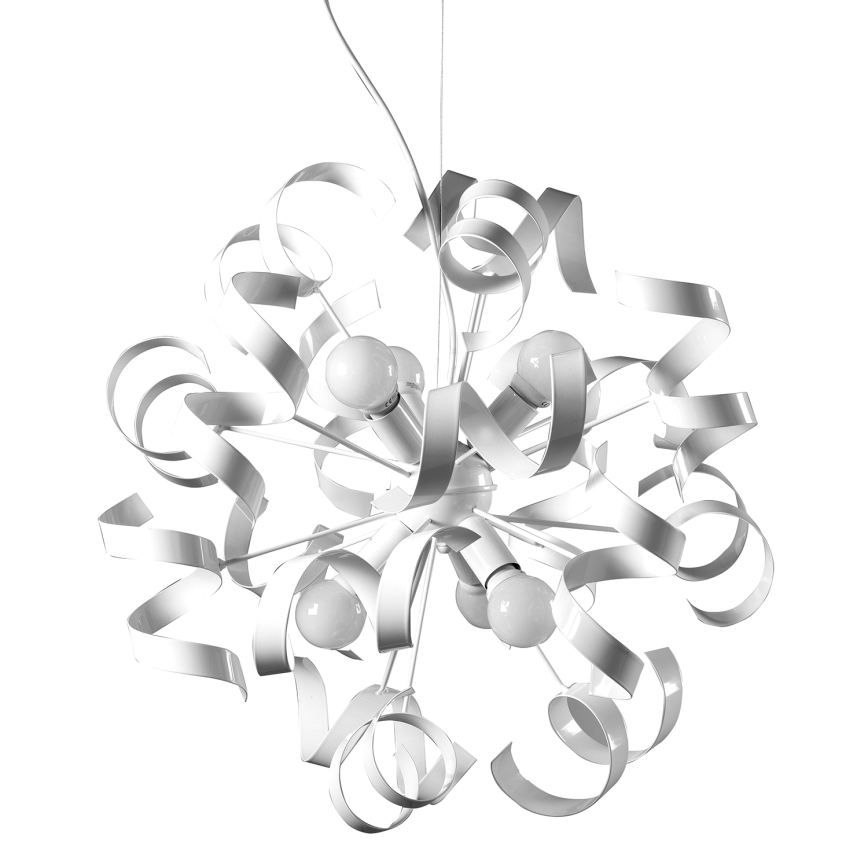 ONLI -  Lámpara colgante ZOE 6xE14/6W/230V blanco