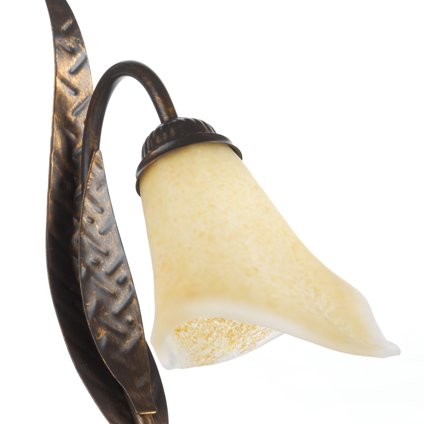 ONLI - Lámpara de mesa ALGA 1xE14/6W/230V 38 cm bronce