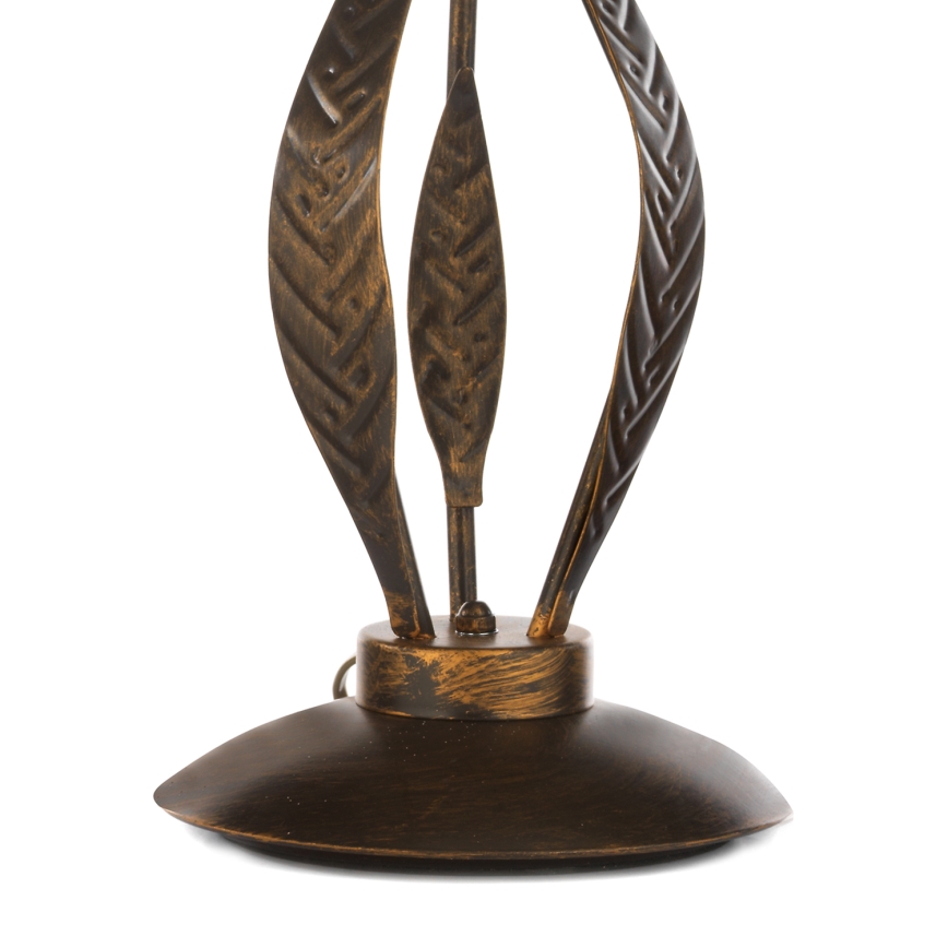 ONLI - Lámpara de mesa ALGA 3xE14/6W/230V 61 cm bronce