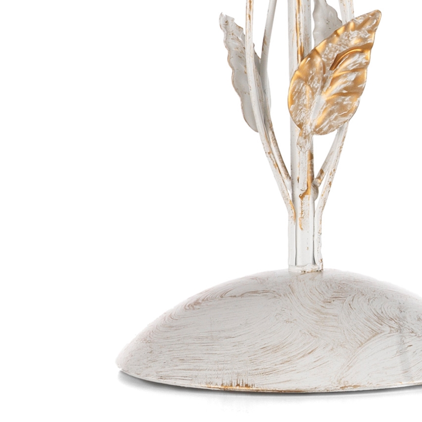 ONLI - Lámpara de mesa COLLANA 1xE14/6W/230V 40 cm blanco