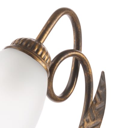 ONLI - Lámpara de mesa DOPPIO GIRO 1xE14/6W/230V bronce