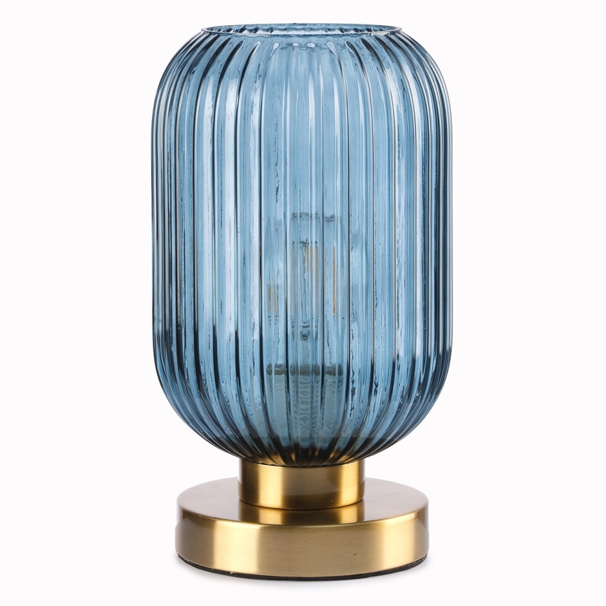 ONLI - Lámpara de mesa DOROTY 1xE27/22W/230V azul/dorado