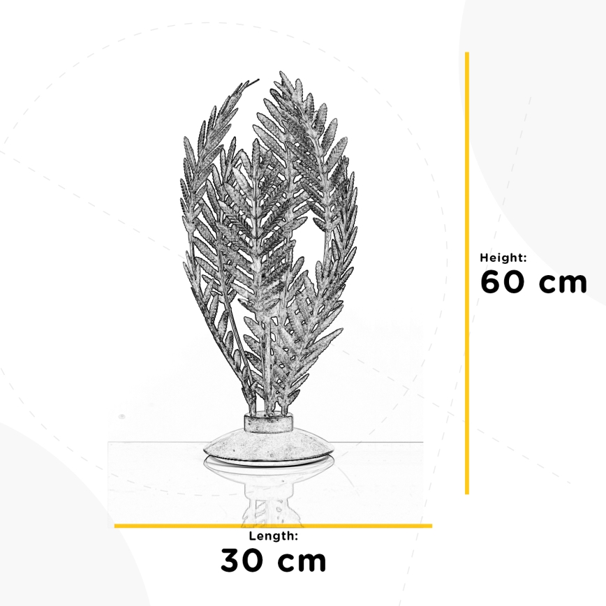 ONLI - Lámpara de mesa FELCE 1xE27/22W/230V 60 cm bronce