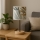 ONLI - Lámpara de mesa FLORA 1xE27/22W/230V 28 cm verde/dorado