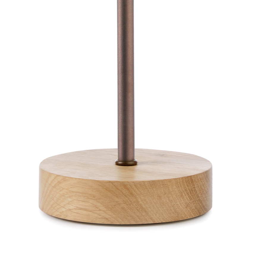 ONLI - Lámpara de mesa FLORA 1xE27/22W/230V 28 cm verde/dorado