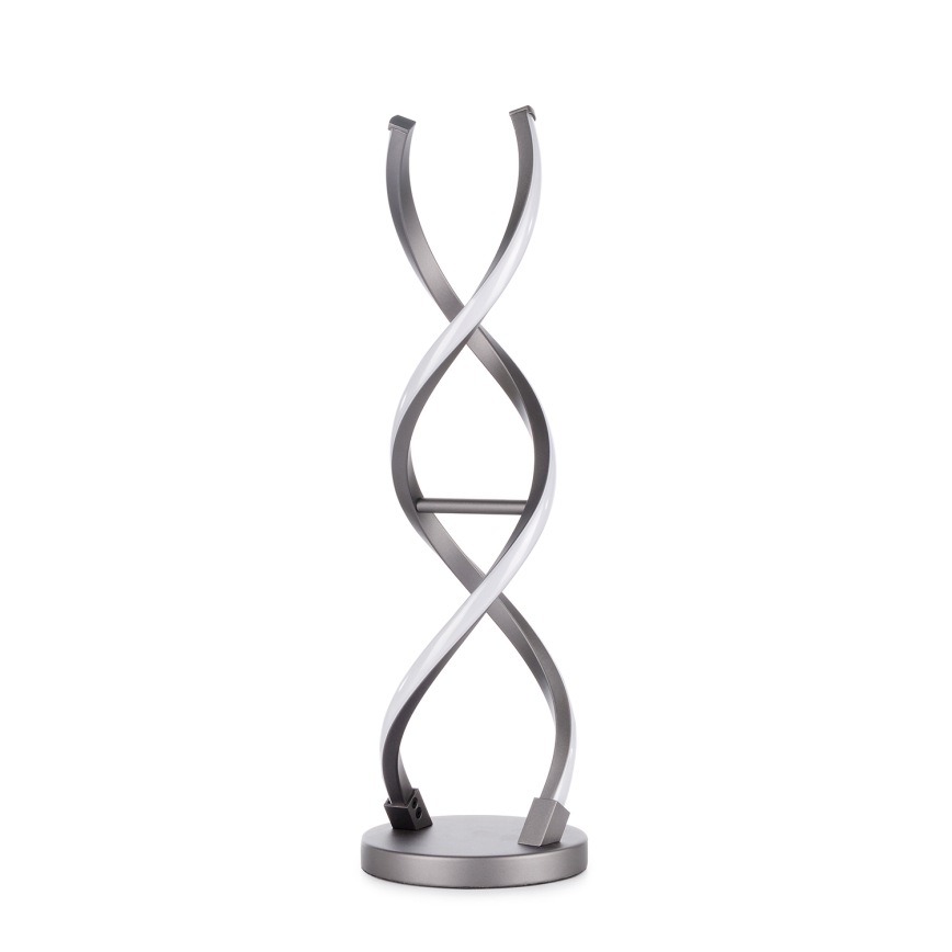 ONLI - Lámpara de mesa LED DNA LED/12W/230V 4000K 48,5 cm plata