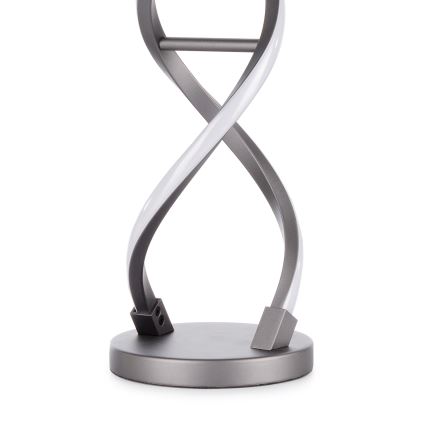 ONLI - Lámpara de mesa LED DNA LED/12W/230V 4000K 48,5 cm plata