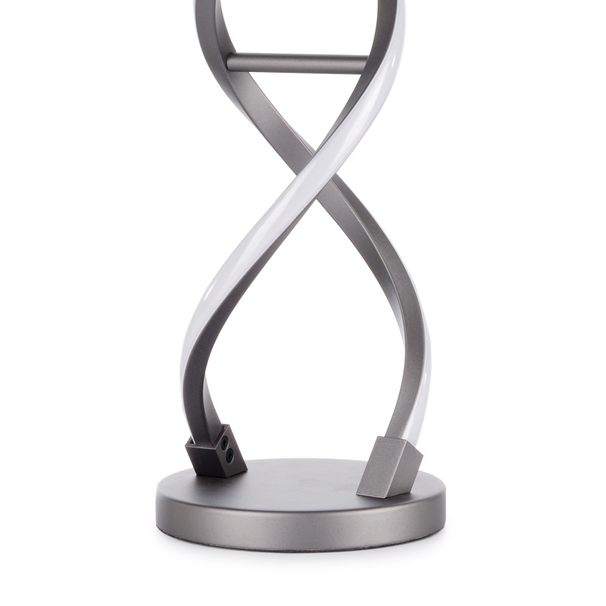 ONLI - Lámpara de mesa LED DNA LED/12W/230V 4000K 48,5 cm plata