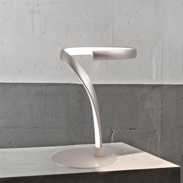 ONLI - Lámpara de mesa LED INFINITY LED/12W/230V 4500K 24 cm cromo mate