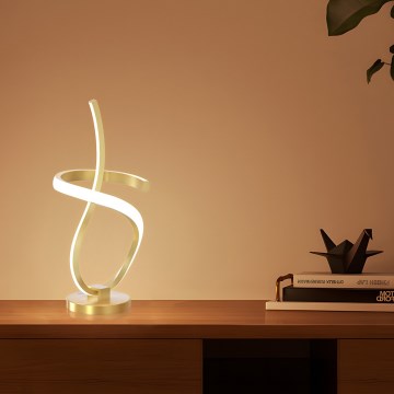 ONLI - Lámpara de mesa LED KIRA LED/12W/230V 4000K 38,5 cm dorado