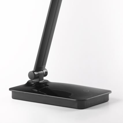 ONLI - Lámpara de mesa LED regulable con puerto USB DESKI LED/7W/230V 4000K negro