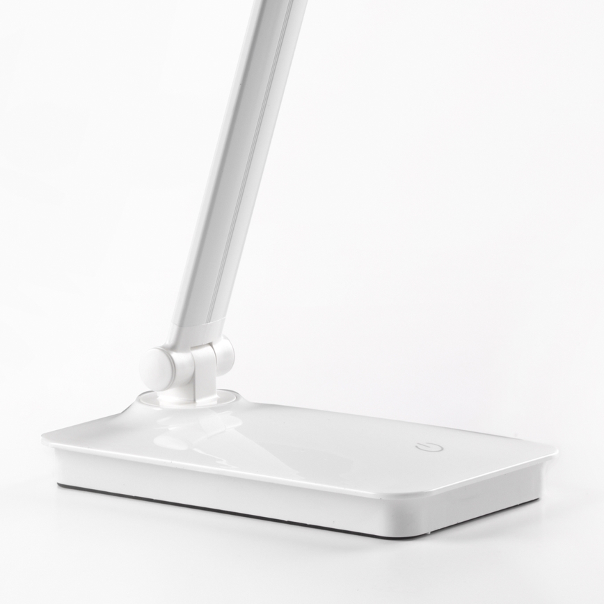 ONLI - Lámpara de mesa LED táctil regulable con USB portem DESKI LED/7W/230V 4000K blanco