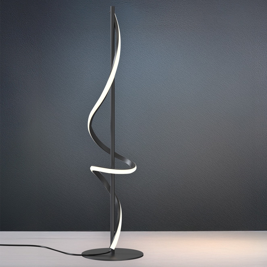 ONLI - Lámpara de mesa LED TWIST LED/16W/230V 4000K negro