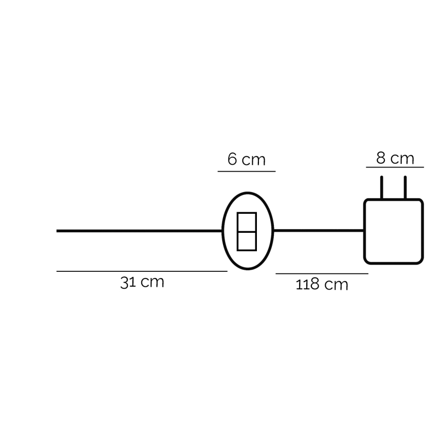 ONLI - Lámpara de mesa LED TWIST LED/16W/230V 4000K negro