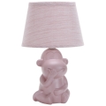 ONLI - Lámpara de mesa MONKEY 1xE14/6W/230V rosa