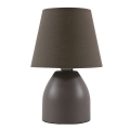ONLI - Lámpara de mesa NANO 1xE14/6W/230V marrón 19 cm