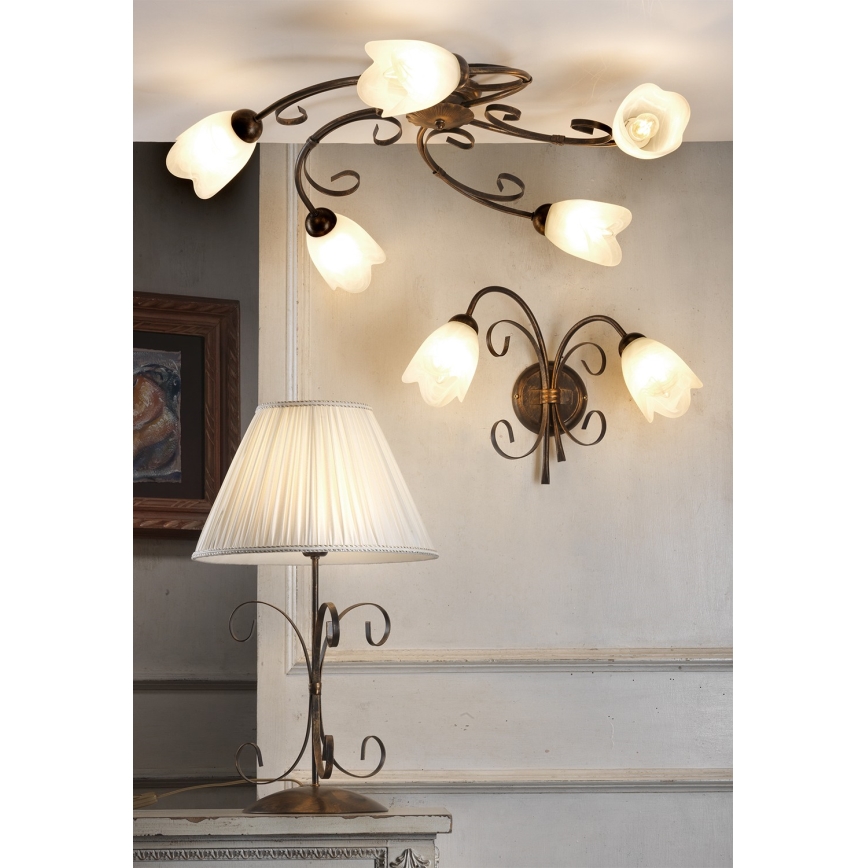 ONLI - Lámpara de mesa ODINO 1xE27/22W/230V 57 cm