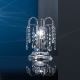 ONLI - Lámpara de mesa PIOGGIA 1xE14/6W/230V diámetro 16 cm cromo