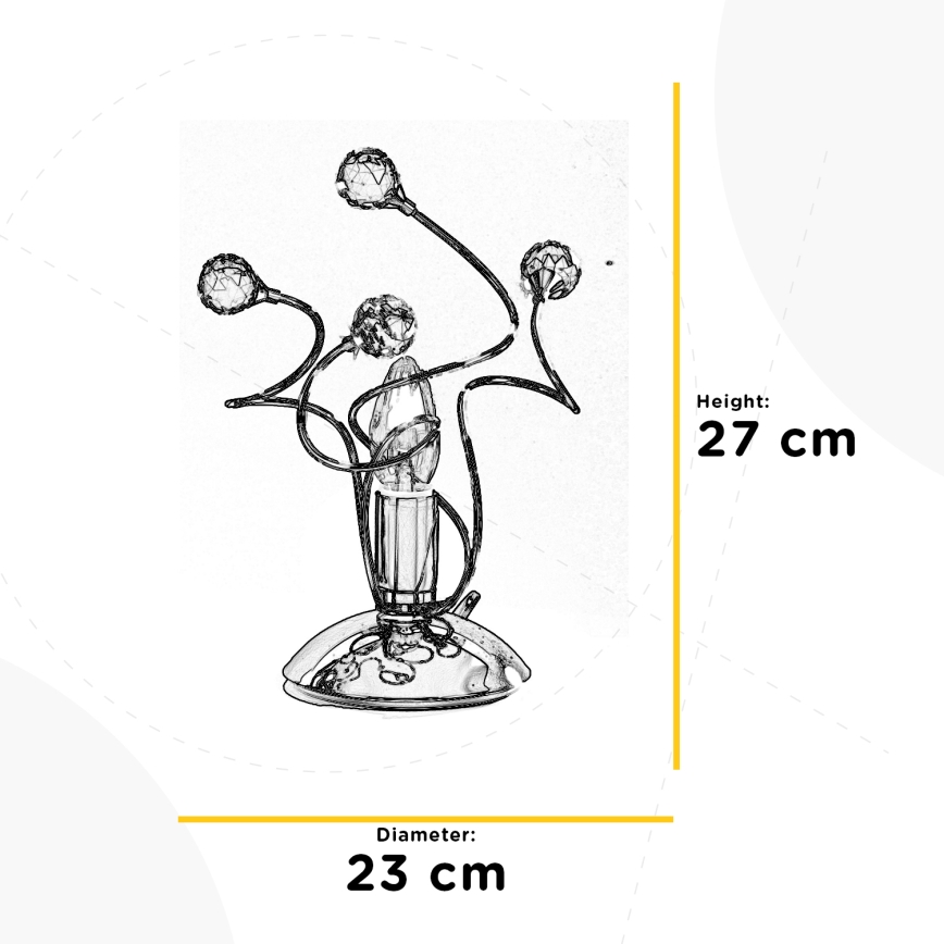 ONLI - Lámpara de mesa TRILLY 1xE14/6W/230V